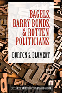 Bagels, Barry Bonds, and Rotten Politicians